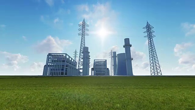 炼油厂的工厂视频下载