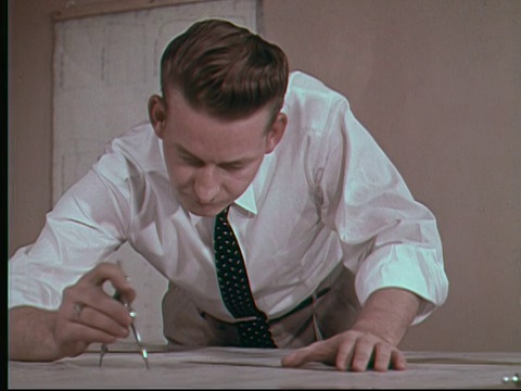 1955年美国蒙太奇公司工程师起草计划视频下载