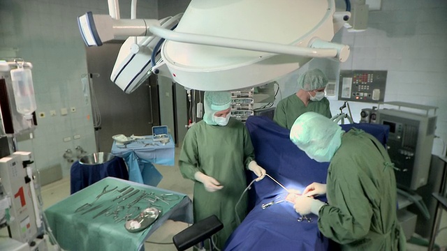 MS, TD，外科医生手术室，柏林，德国视频素材