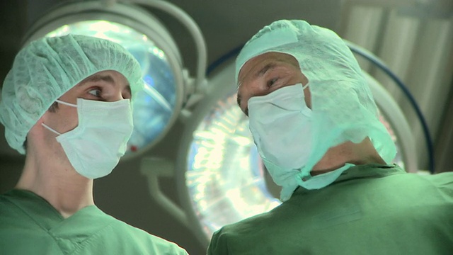 CU, LA，外科医生手术室，柏林，德国视频素材
