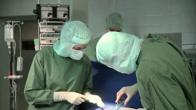 MS, TU，外科医生手术室，柏林，德国视频素材