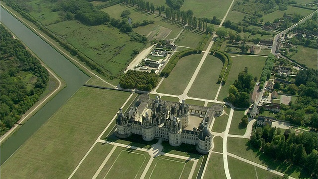 法国，尚博尔德城堡，尚博尔德，卢埃-谢尔视频素材