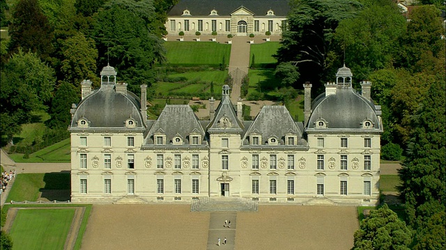 法国Cheverny城堡，loiret - cher视频素材