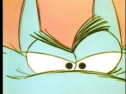 1976年，ZI小姐动画“Nutmunch”怪兽表达愤怒并宣称他饿了/音频视频素材