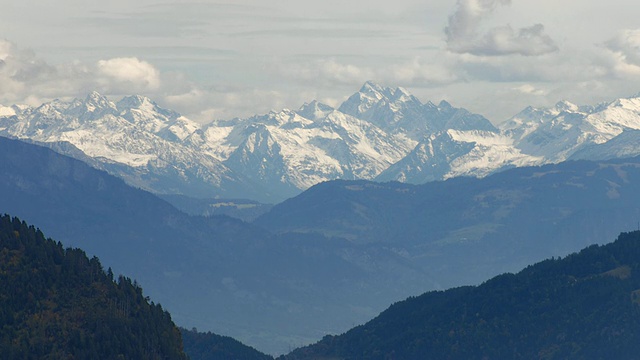 T/L, WS, Mountainscape, Amden，圣加仑，瑞士视频下载
