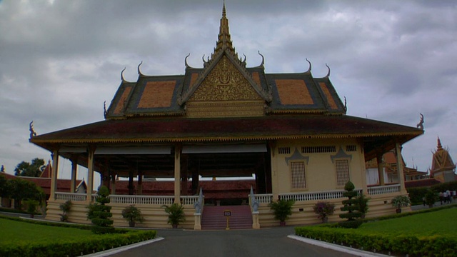柬埔寨金边皇家宫殿视频下载