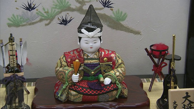 传统日本玩偶，日本京都视频下载