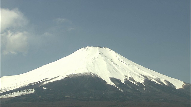 日本本州岛神奈川县富士箱根国家公园富士山视频下载