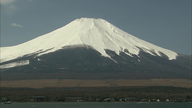 日本本州岛神奈川县富士箱根国家公园富士山WS ZI MS视频下载
