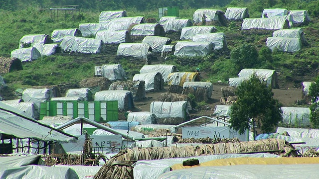 WS ZO难民营，戈马难民营，刚果视频下载