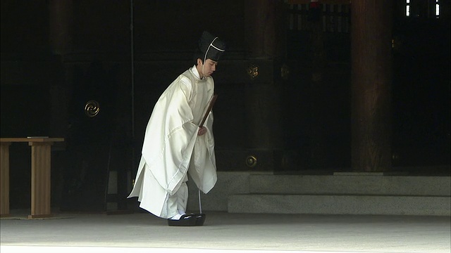 日本东京明治神社的WS ZO牧师视频下载