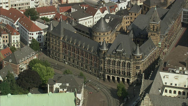 空中法院大楼，不莱梅，德国视频素材
