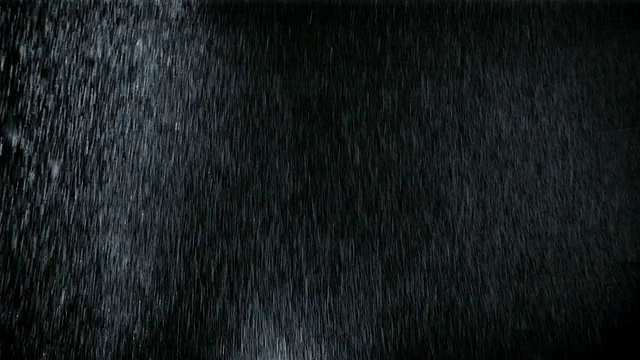 中景摄影棚拍摄的夜雨视频素材