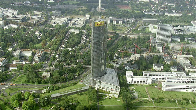 空中邮政塔，波恩，北莱茵-威斯特伐利亚，德国视频下载