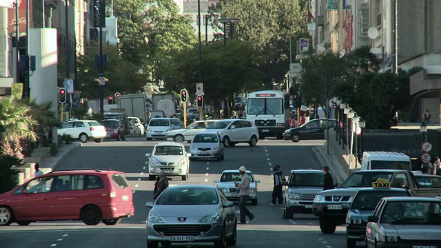 南非西开普敦Adderly街的WS交通视频下载