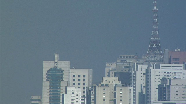 WS摩天大楼的背景/圣保罗，巴西视频下载