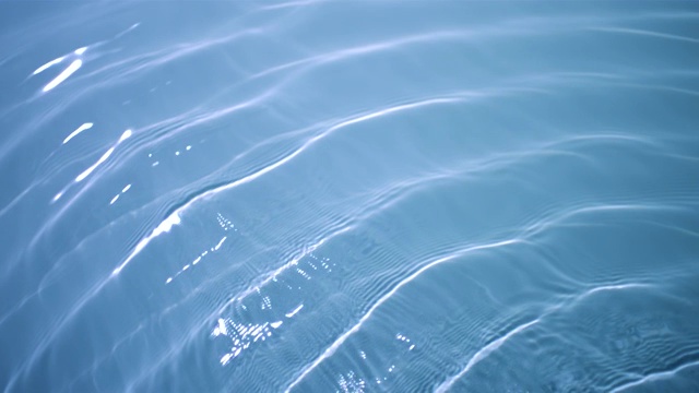 CU SLO MO水池涟漪/纽约，美国纽约视频下载