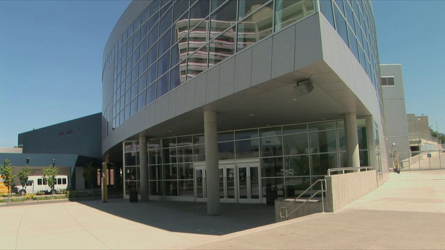 美国华盛顿州斯波坎市潘女士会议中心大楼视频下载