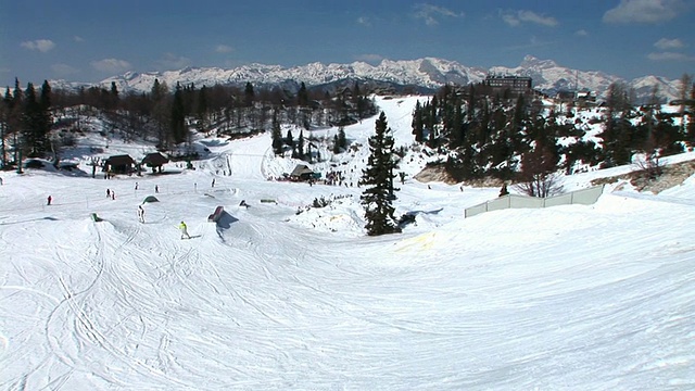 高清:滑雪视频素材