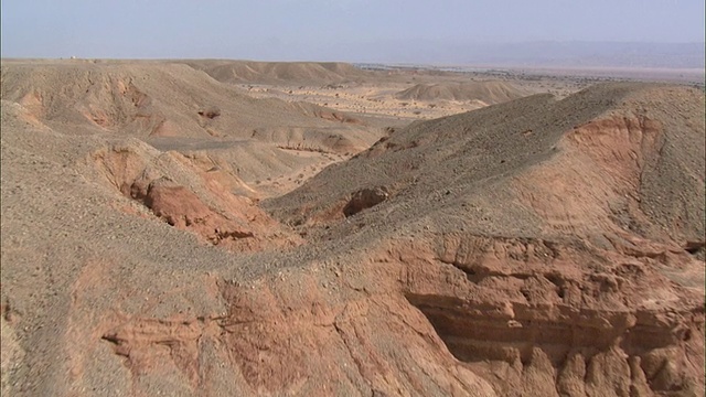 空中内盖夫沙漠，以色列视频素材