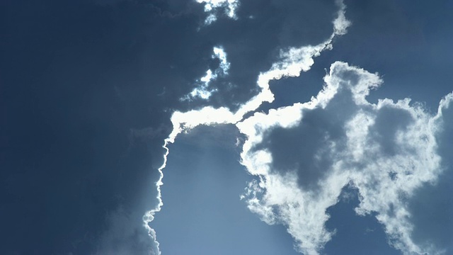 飞机在云端飞行，芝加哥，伊利诺伊州，美国视频下载