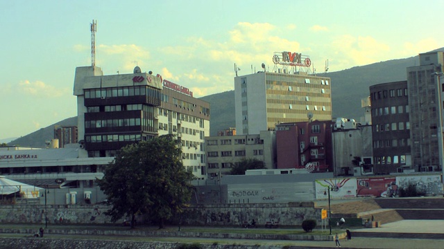 WS ZO马其顿市中心/斯科普里，马其顿视频下载