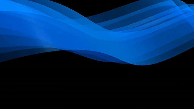 可循环的，抽象的蓝色动态元素3D视频下载