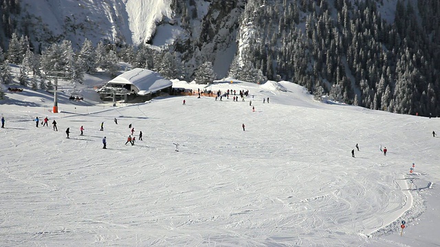 滑雪区视频素材