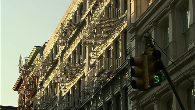 WS的建筑顶部视图/纽约，纽约，美国视频下载