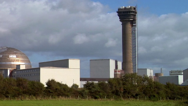 英国坎布里亚郡湖区塞拉菲尔德核电站视频下载