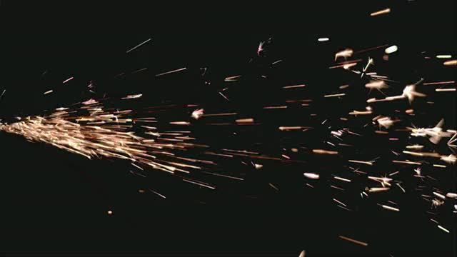 MS SLO MO烟花表演在晚上/旧金山，加利福尼亚州，美国视频下载