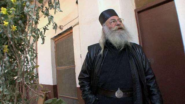 埃及西奈山，当地东正教僧侣发言视频下载