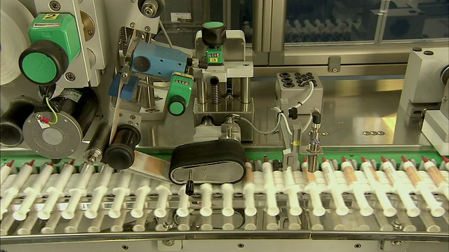 WS药物注射器生产线，Boxmeer，荷兰视频素材