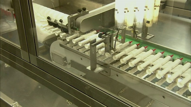 MS PAN药物注射器生产线，Boxmeer，荷兰视频素材