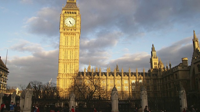 英国伦敦大本钟和国会大厦视频下载