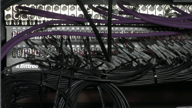 专业甲板背面的CU电线/纽约，纽约，美国视频素材