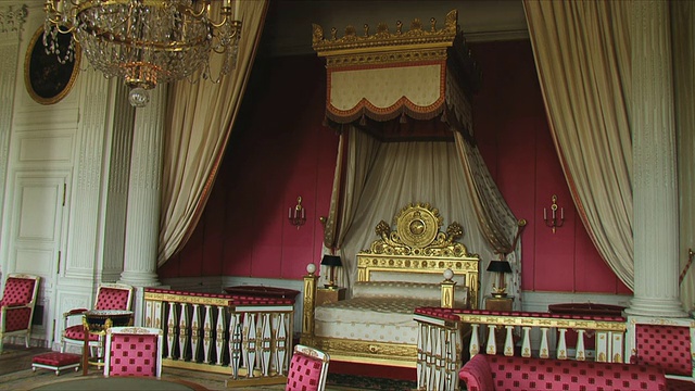 法国凡尔赛宫大trianon房间内景视频素材