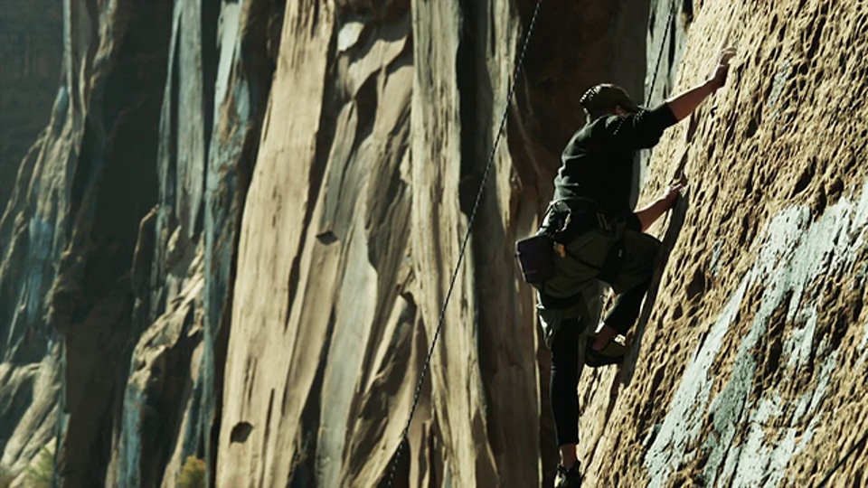 曼女士攀登岩石/摩押，犹他州，美国视频素材