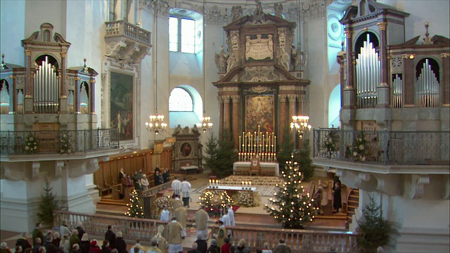 奥地利萨尔茨堡大教堂视频下载