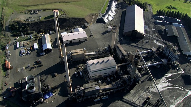 美国加州旧金山小型煤矿的AERIAL ZI建筑视频素材