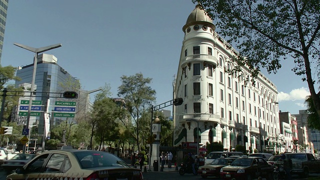 cuzo WS帝国改革街酒店/墨西哥城，墨西哥视频素材