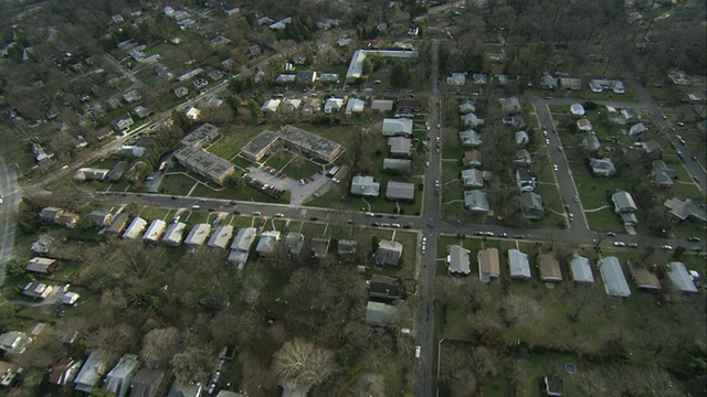 航空郊区住宅/巴尔的摩，马里兰州，美国视频下载