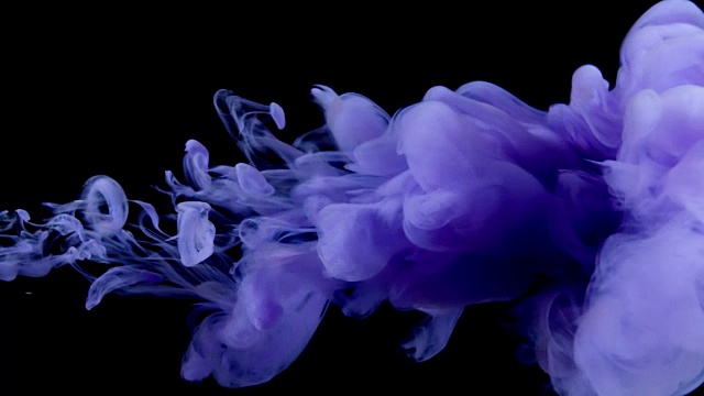 紫色的液体流视频素材