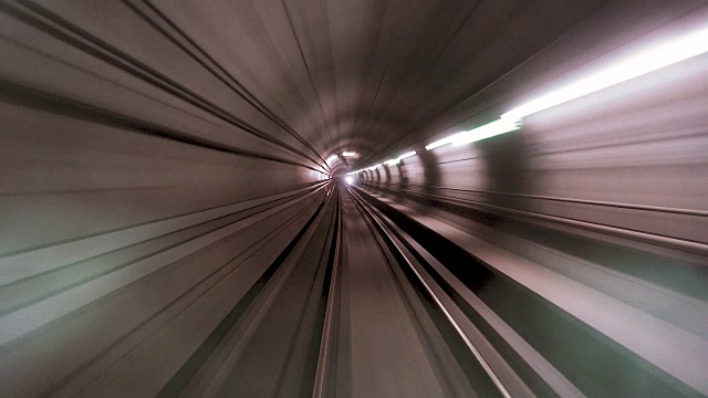 地铁隧道视频素材