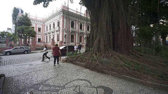 克鲁兹和圣卡塔琳娜历史博物馆，弗洛里亚诺波利斯，巴西视频素材