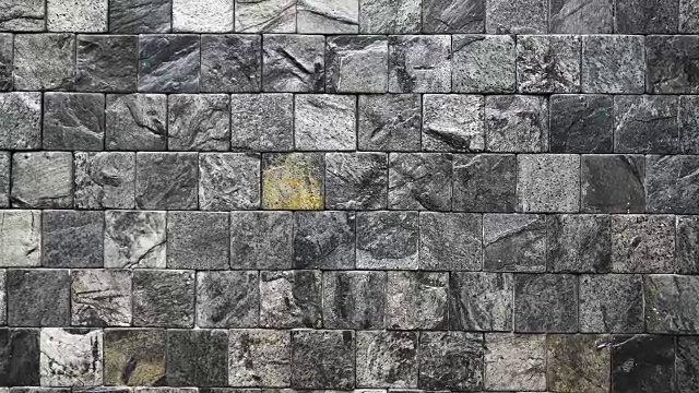 墙壁背景上的花岗岩石材纹理视频下载