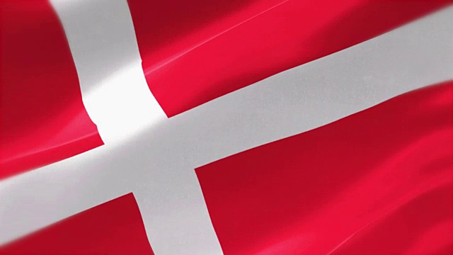 4k高度详细的丹麦徽章视频下载