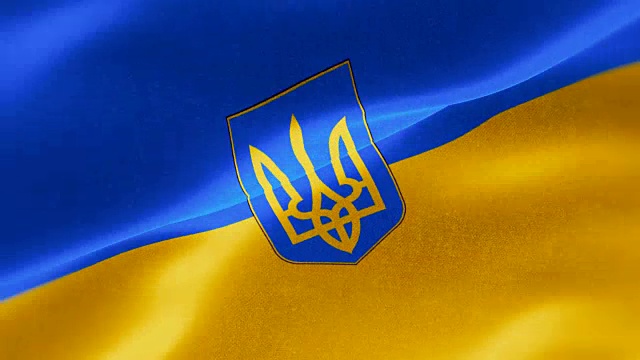 4k《乌克兰徽章视频素材