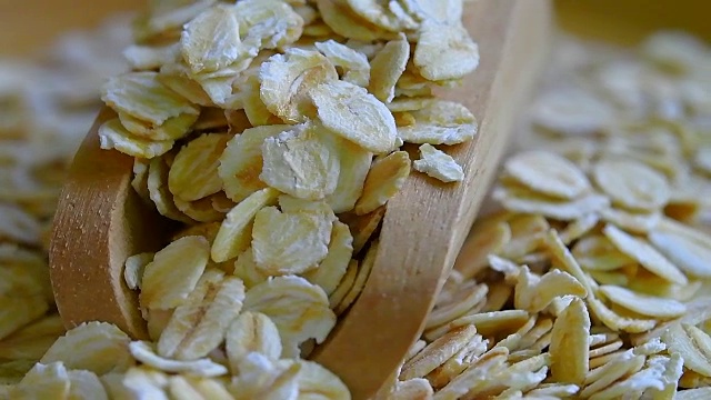 燕麦是营养食品视频素材