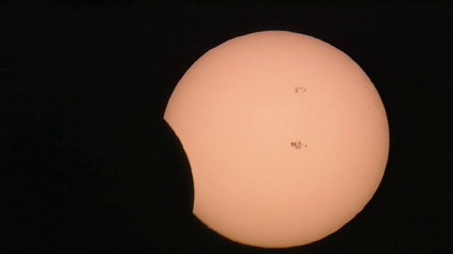 2003年南极的日全食视频素材